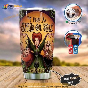 Hocus Pocus Halloween I Put A Spell On You Coffee Tumbler