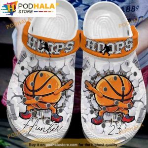 Hoops Basketball Balls 3D Funny Crocs