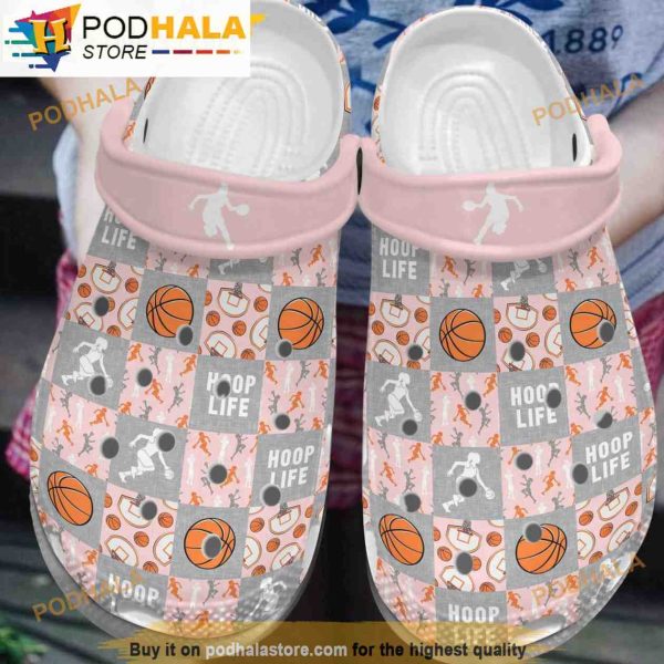 Hop Life Basketball 3D Funny Crocs