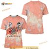 Horror Friends Movie 90s Unisex Sneaker 3D Shirt, Jordan 5 DJ Khaled Crimson Bliss 3D Shirt