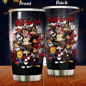 Horror Looney Tune Cartoon Gift Travel Coffee Tumbler
