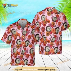 Horror Movie Characters Halloween Hawaiian Shirt, Halloween Hawaiian Shirt