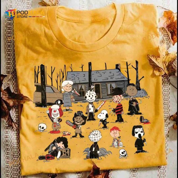 Horror Movie Chibi Character Halloween Shirt, Halloween Costume Gift