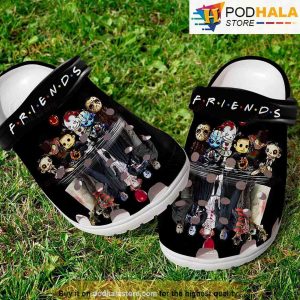 Horror Movie Friends 3D Funny Crocs Clog