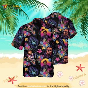 Horror Movie Retro Hawaii Unisex T-Shirt, Horror Movie