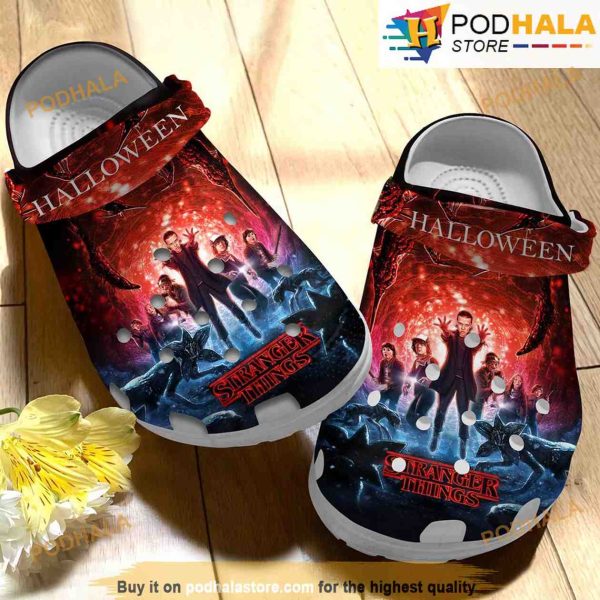 Horror Movie Stranger Things 3D Funny Crocs