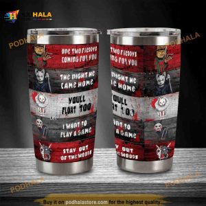 Horror Movies Cats Stainless Steel Cup Coffee Tumbler