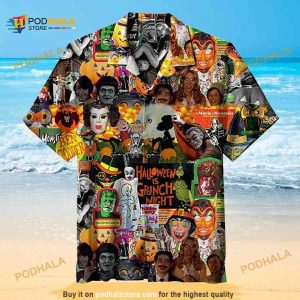 Horror Scary Halloween Is funny character Hawaiian Shirt
