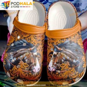 Horse 3d Print 3D Funny Crocs Clog Shoes