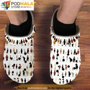 Horse Animal Seamless Pattern 3D Funny Crocs