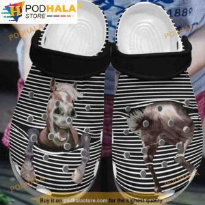 Horse Front And Backs Funny 3D Funny Crocs