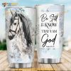 Horse Light Be Still Stainless Steel Cup Coffee Tumbler