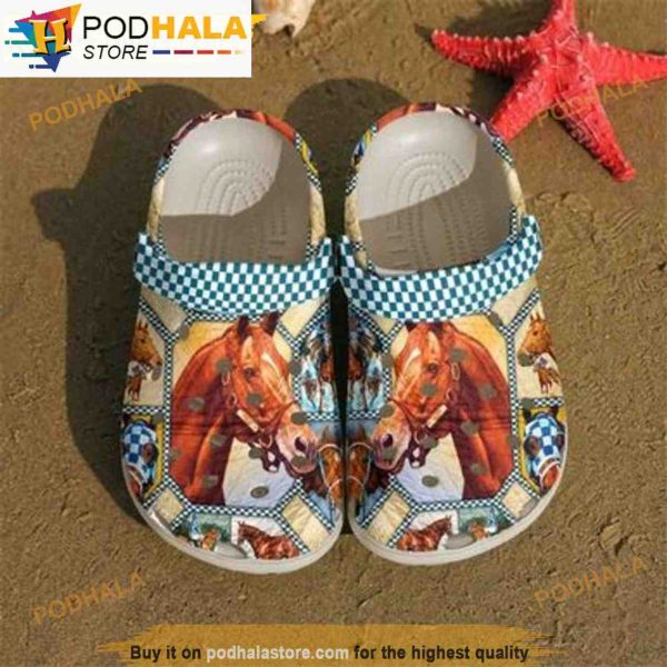 Horses Spirit Animal 3D Funny Crocs
