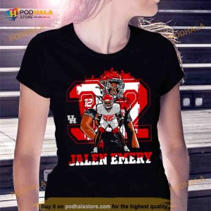 Houston Cougars Jalen Emery 2023 Ncaa Football Shirt 2