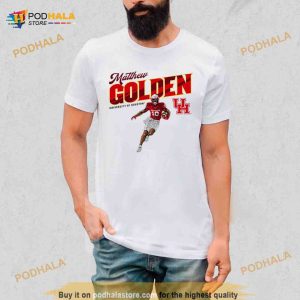Houston Cougars Matthew Golden 2023 Ncaa Football Shirt 2