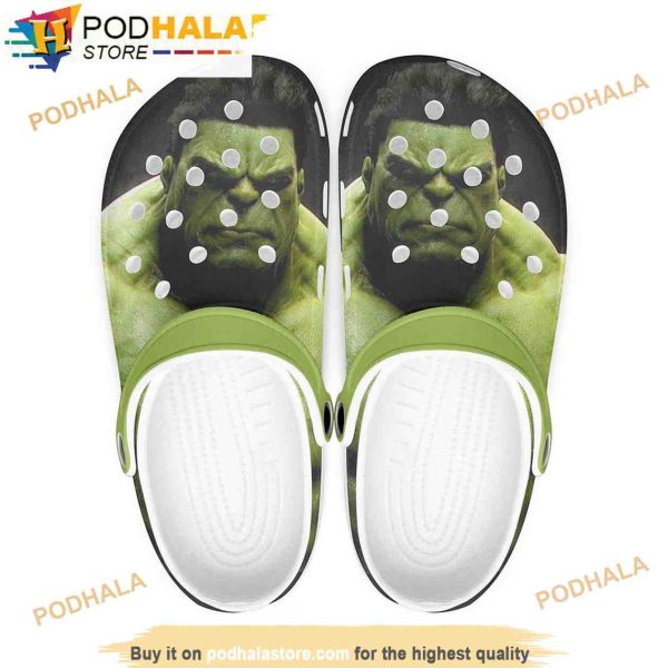 Hulk Avengers 3D Funny Crocs