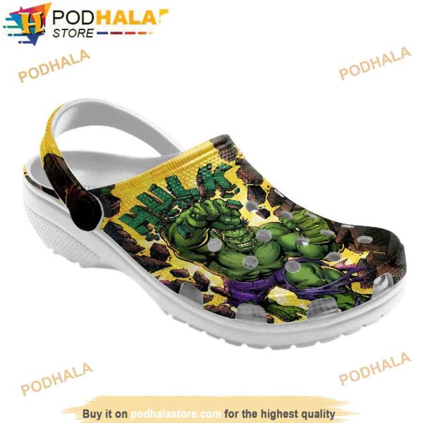 Hulk Hogan Marvel 3D Funny Crocs