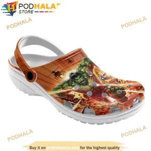 Hulk In Cartoon 3D Funny Crocs Clogs