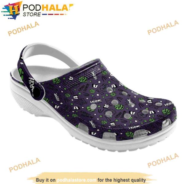 Hulk Movie 3D Funny Crocs Slippers