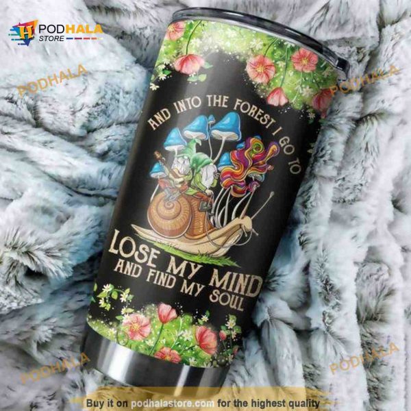 Hunting Gifts Gift For Hippie Into Forest Mushroom Coffee Tumbler