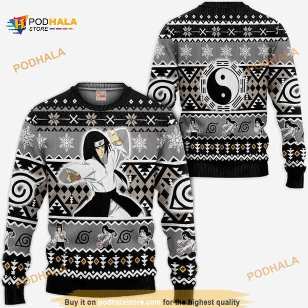Hyuga Neji Ugly Christmas Custom Xmas Idea Knitted Sweater
