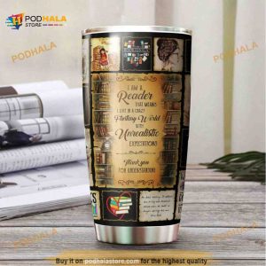 I’m A Reader Book Lover Stainless Steel Cup Coffee Tumbler