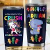 I’m Ready To Kindergarten Dinosaur Custom Name Kids Coffee Tumbler 20oz 30oz