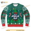 I’m The Ninja Elf Funny Ugly Christmas Wool Sweater