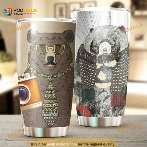 I Love Bear Stainless Steel Cup Coffee Tumbler
