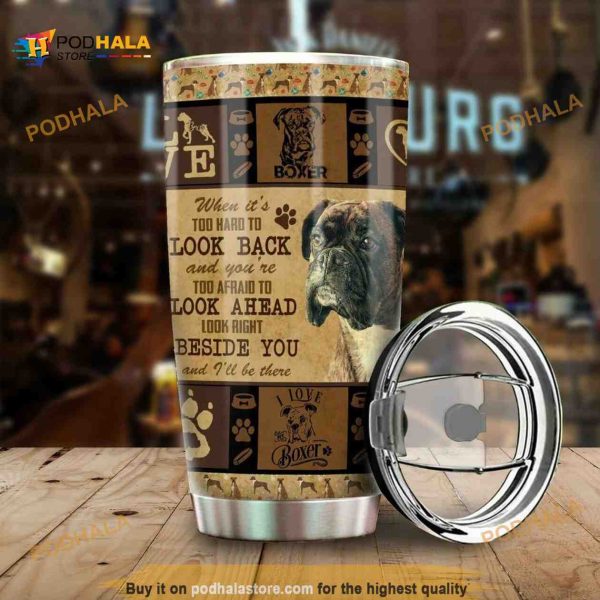 I Love Boxer Gift Travel Coffee Tumbler All Over Print 3D