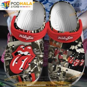 I Love The Rolling Stone 3D Funny Crocs