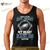 I May Live In New Jersey But My Heart Belongs To Eagles Nation Shirt