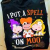 I Put A Spell On Moo Cow Witches Halloween Shirt, Hocus Pocus Shirt Ideas