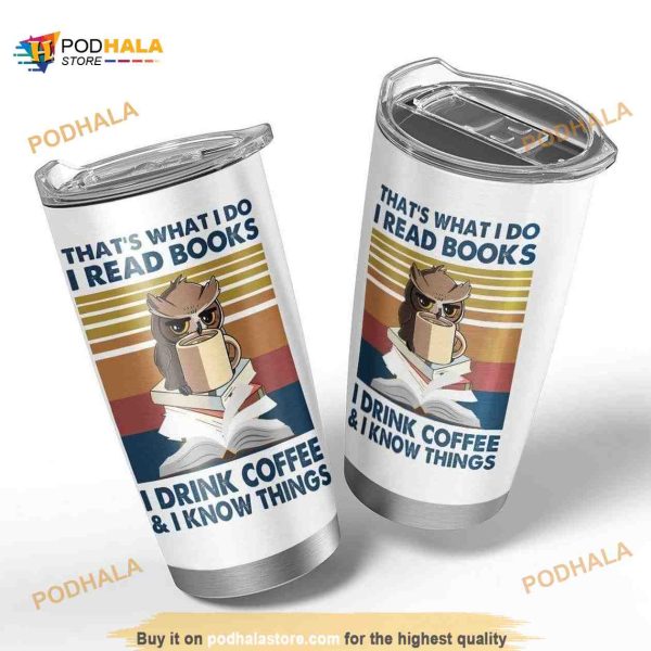 I Read Books Glitter Gift Travel Coffee Tumbler