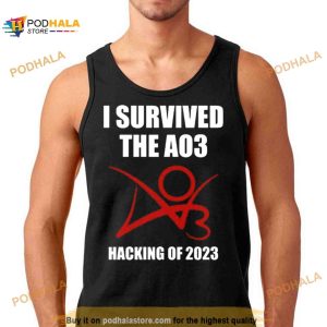 I Survived The Ao3 Hacking Of 2023 Shirt 2