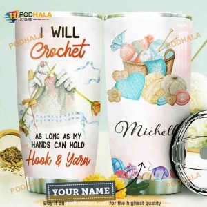 I Will Croket Custom Name Gift Travel Coffee Tumbler