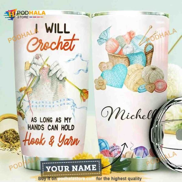I Will Croket Custom Name Gift Travel Coffee Tumbler