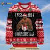 I Wish You A Barry Christmas Funny Ugly Xmas Funny Meme Barry Wood Funny Ugly Christmas Sweater