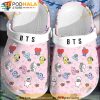Icoins Pattern Bts Gifts 3D Funny Crocs Clog Shoes