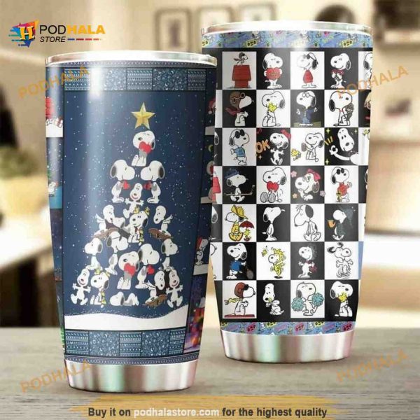 Icon Snoopy Funny Gift Travel Coffee Tumbler All Over Print 3D
