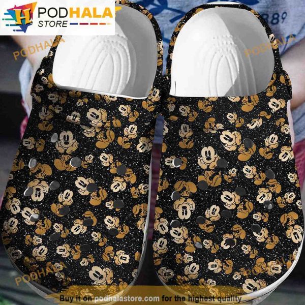 Iconic Mickey Mouse 3d Disney 3D Funny Crocs Clog Shoes