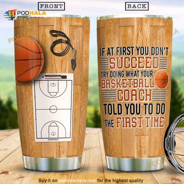 If At First You Dont Succeed Stainless Steel Cup Coffee Tumbler