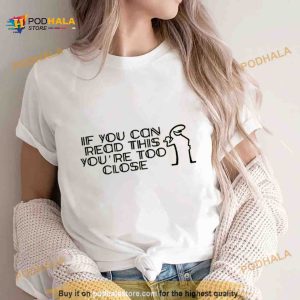 If You Can Read This Fitted Scoop La Linea Shirt