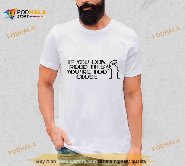 If You Can Read This Fitted Scoop La Linea Shirt