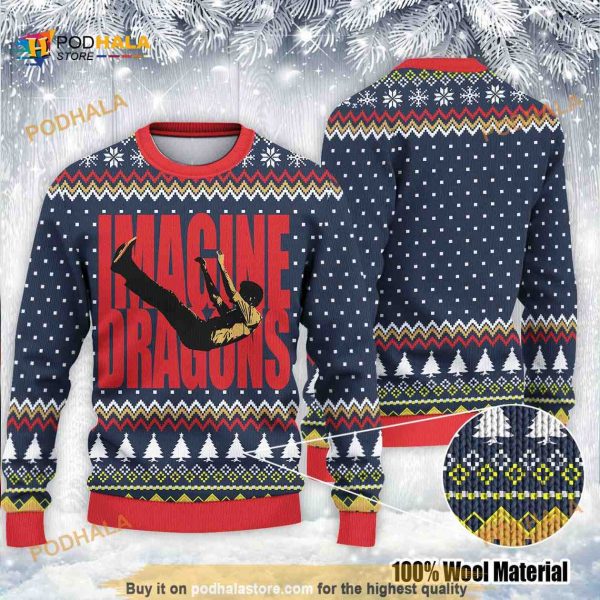 Imagine Dragons Mercury Tour Rock Funny Ugly Christmas Sweater