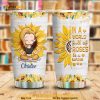 In A Wolrd Full Of Roses Be A Sunflower Girl Custom Coffee Tumbler