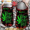 In A World Full Of Roses Be A Weed Funny 3D Funny Crocs