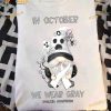 In October We Wear Gray Dyslexia Awareness Shirt, Garden Gnome Dyslexia Boo Tee
