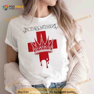 In this moment whore blood splatter T Shirt