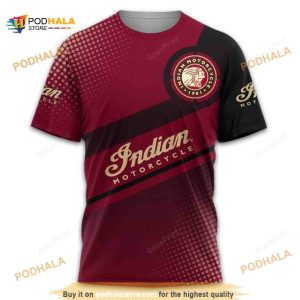 Indian Motorcycle 3D Shirt For Women Men